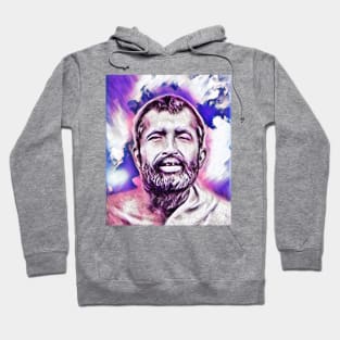 Ramakrishna Pink Portrait | Ramakrishna Artwork 6 Hoodie